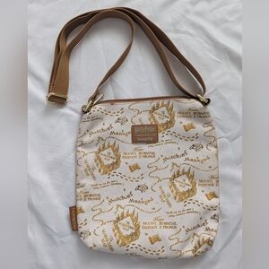 Loungefly Harry Potter Marauder's Map Crossbody Bag w/ Adjustable Shoulder Strap